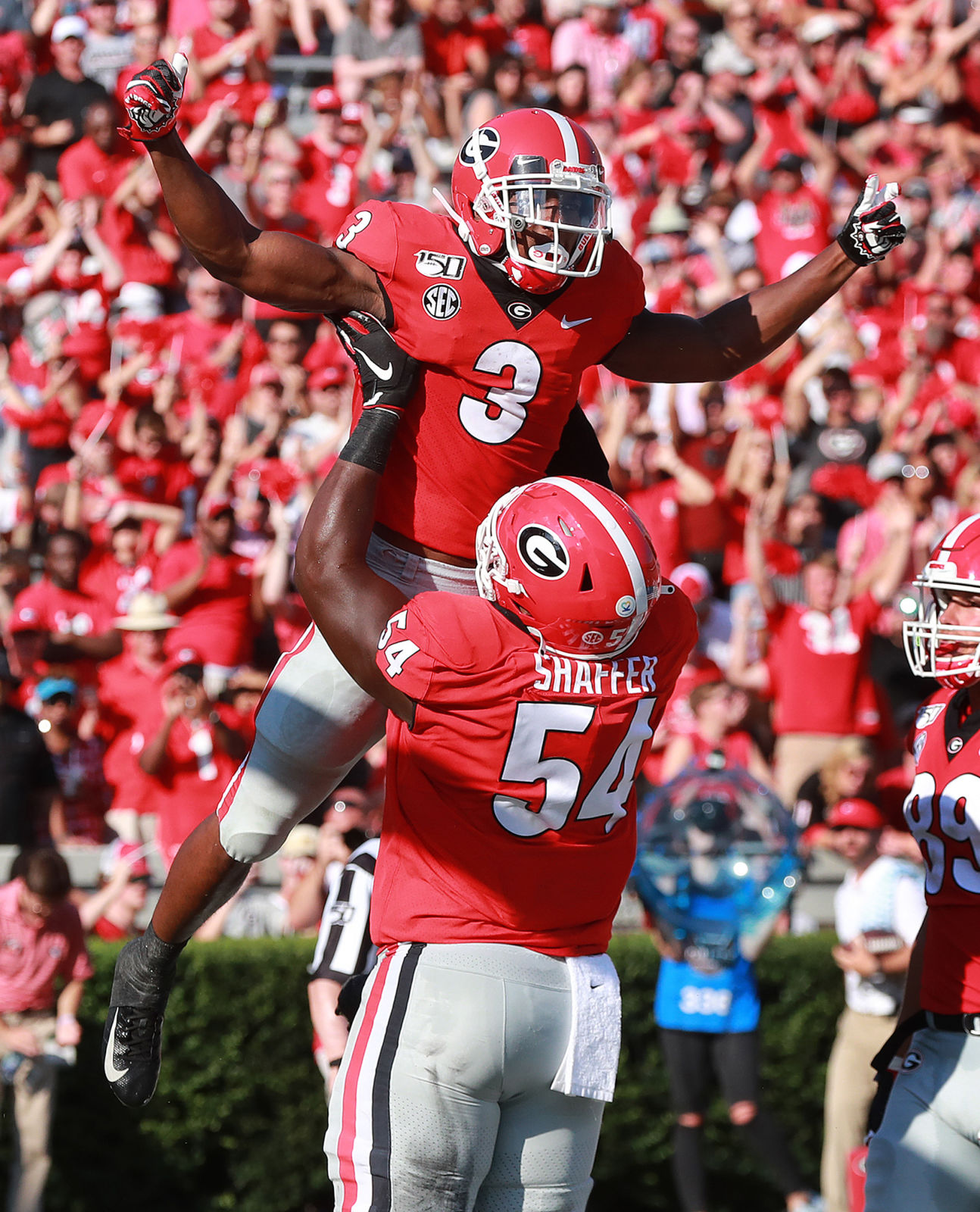 Georgia RB Zamir White, 33-1
